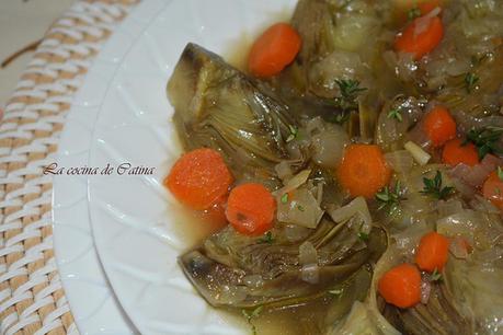 Menestra de alcachofas