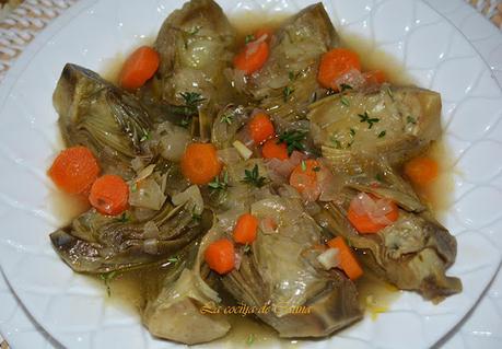 Menestra de alcachofas