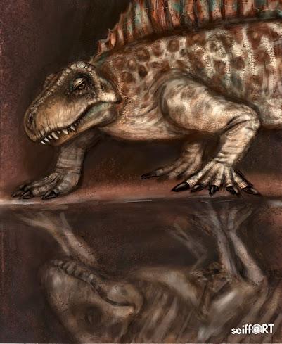 Pinturas clásicas con dinosaurios y otras criaturas extintas por Sandra Seiffart (II)
