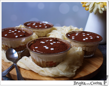 Tiramisú de mango y papaya Tiramisú de mango y papaya