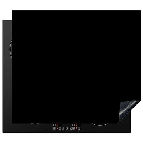KitchenYeah© Cubre Vitrocerámica - Protector Vitroceramica Induccion [formaat] - Tapa Vitroceramica - Protector de Vitroceramica Negro - Patrones - Interior - Sólido - Negro - Oscuro
