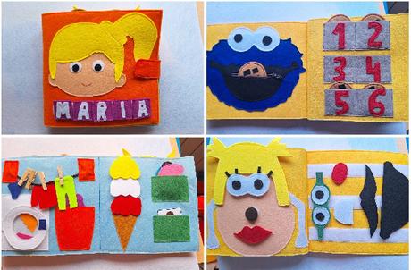 Quiet book personalizados Quiet book personalizados