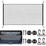 Zuroki Red elástica para maletero, 140 x 100 cm, red elástica para organización de vehículos