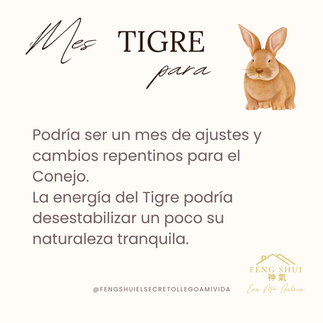 Horóscopo chino mes del Tigre 🐯