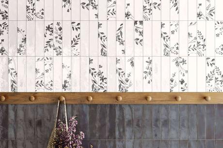 La belleza inigualable de los azulejos decorativos con flores o motivos vegetales