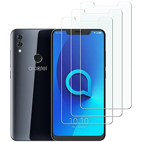 KELOLIN [3 Piezas] Protector de Pantalla para Alcatel 5V [Dureza 9H] [Anti-rasguños] [Alta Definición] Vidrio Templado Protector Pantalla Compatible con Alcatel 5V