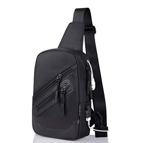 El Mejor 10 alcatel 5v de 2024: La Elección de los Especialistas DFV mobile - Backpack Waist Shoulder Bag Nylon for ALCATEL 5V (2018) - Black