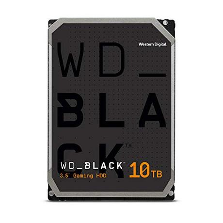 WD BLACK Disco duro interno de 3.5 pulgadas y 10 TB, Clase de 7200 rpm, SATA de 6 Gb/s, caché de 256 MB