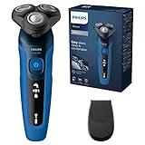 Philips Shaver Serie 5000 Afeitadora eléctrica Wet & Dry con Tecnología SkinIQ (modelo S5466/18), Azul Y Negro