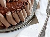gâteau concorde: merengue mousse chocolate clásica torta