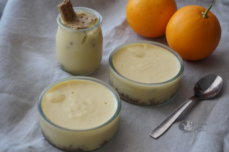 Crema de naranja sin lastosa y sin huevos