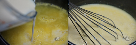 Crema de naranja sin lastosa y sin huevos