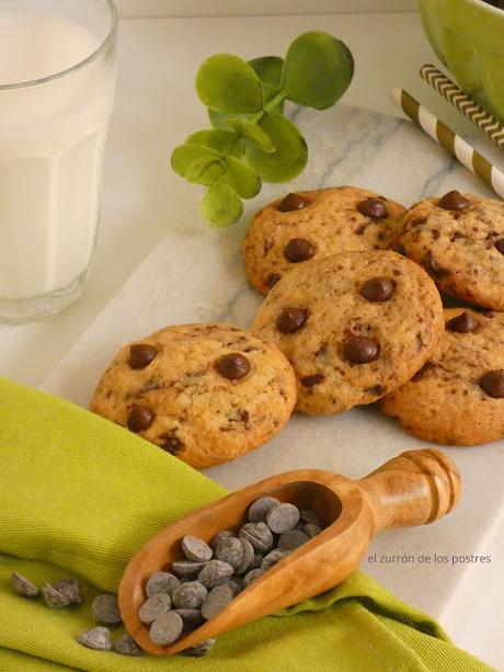 Cookies con Chocolate y Vainilla