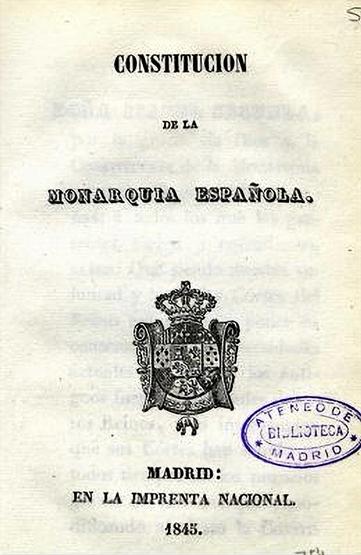 Constitución Española de 1845