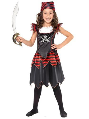 Pirate Skull and Crossbones Girl Costume (M)