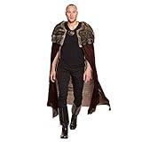 Boland 71015 - Capa de cazador, marrón, capa, funda, medieval, caballero, disfraz, fiesta temática, fiesta de lema, carnaval