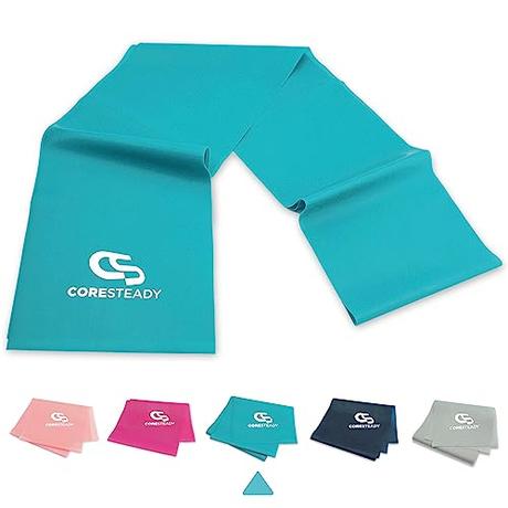 Coresteady Gomas elásticas de musculación para Hombres y Mujeres - Banda elástica - Tonifica y desarrolla Fuerza, flexibilidad y Masa Muscular - Incluye guía de Ejercicios