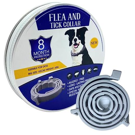 Collar Antiparasitario para Perros, Collar Seresto Antipulgas y Garrapatas para Gatos, Collar Scalibor Anti Mosquitos y Piojos, para Desparasitar