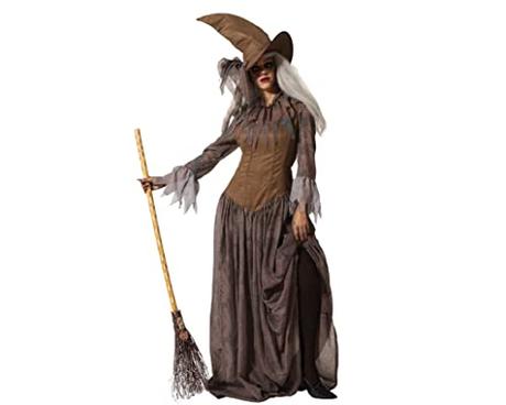 ATOSA disfraz bruja marrón adulto XL