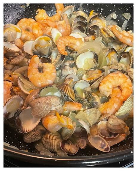 🦐🍝  Espaguetis a la Marinera 🍝 🦐