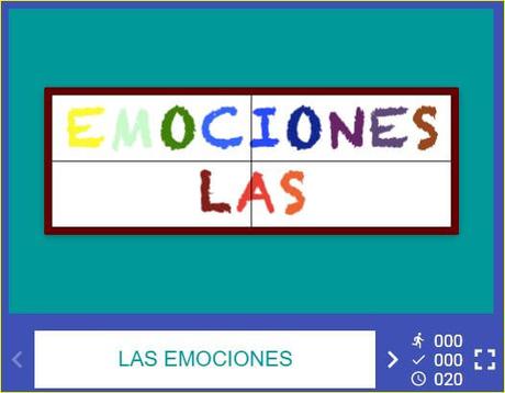 Juegos para trabajar las emociones en castellano y en Inglés