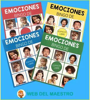 Juegos para trabajar las emociones en castellano y en Inglés