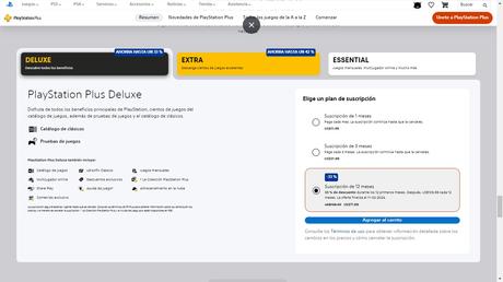 Llévate un plan de PS Plus Extra y Deluxe 42% y 33% de descuento PSPLUS1 (1)