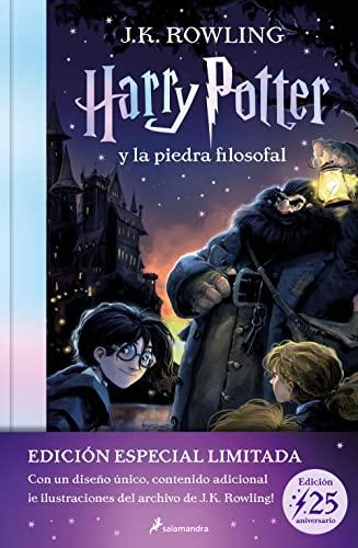El Mejor 10 harry potter libros de 2024: La Elección de los Especialistas Harry Potter y la piedra filosofal (edición especial limitada por el 25º aniversario) (Harry Potter 1)(edición en español)