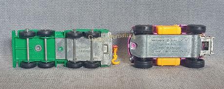 Grúa pesada Faun y Buggy playero de Matchbox de la pieza #30