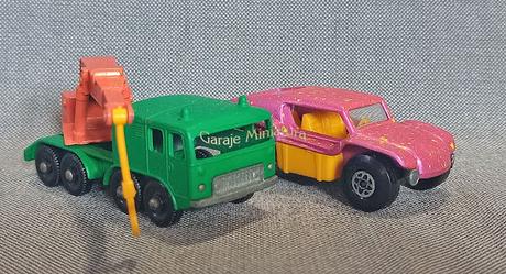 Grúa pesada Faun y Buggy playero de Matchbox de la pieza #30