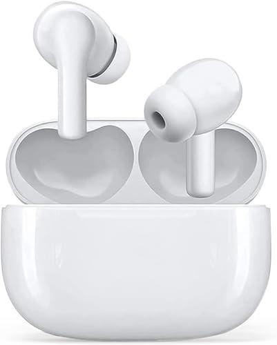 Auriculares Inalámbricos, Auriculares Bluetooth 5.0 HiFi Estéreo, Cascos Inalambricos Bluetooth con Control Táctil, Micrófono Incorporado,IPX5 Impermeables, para iOS and Android(Negro)