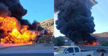 Explota negocio clandestino de combustible en Santa María del Río