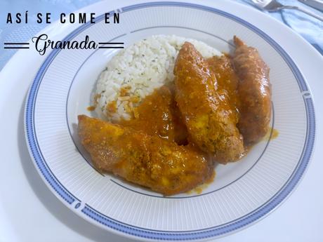 Pollo Tikka Masala con arroz