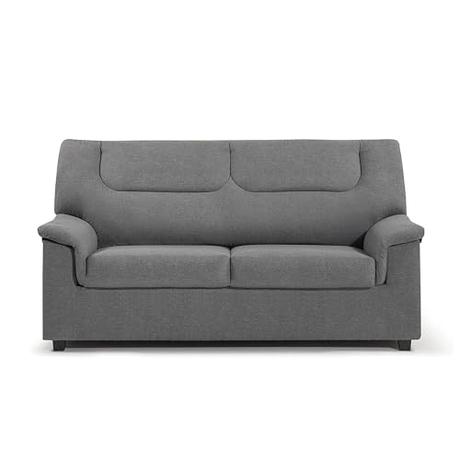 SHIITO | Modelo Tribeca - Sofá 3 Plazas | Máximo Relax y Confort | 180 x 98 x 90 cm - Color Gris