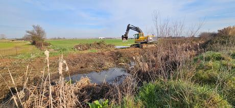 Operaciones de acondicionamiento de los cauces de los arroyos en Talavera ante la previsión de lluvias