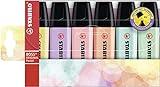 Rotulador stabilo boss pastel fluorescente 70 estuche de 6 unidades surtidas