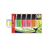 Marcador fluorescente STABILO BOSS ORIGINAL - Estuche con 6 colores