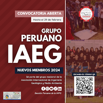 Convocatoria Nuevos Miembros 2024: Grupo Peruano de la IAEG