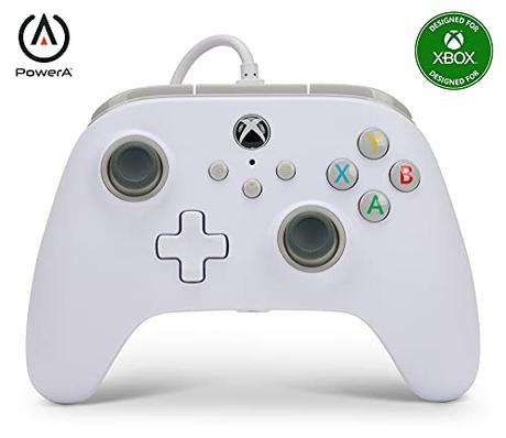 Power A, Mando con cable PowerA para Xbox Series X|S - Blanco