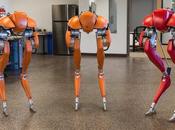 Robot patas impulsado tejido muscular