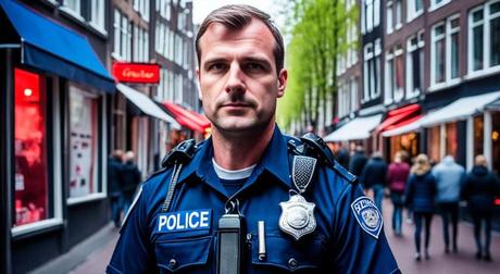 seguridad en el Barrio Rojo de Ámsterdam