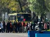 Padres Familia bloquean Alameda pidiendo retomen clases jardin niños Ferrocarriles Nacionales