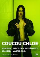 Conciertos de Coucou Chloe en Madrid y Barcelona en 2024