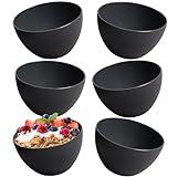 Hausfelder Bowl cuencos de cereales juego de 6 cuencos sopa de 750 ml cuencos de postre - juego de cuencos cocina de plástico