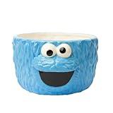 Grupo Erik Bowl Barrio Sésamo EL Mounstruo de las Galletas - Tazas desayuno 1L - Tazones desayuno grandes de dolomita - Cuencos ideal reposteria y pasteleria - Tazas desayuno XXL