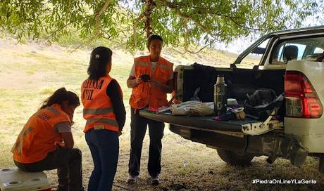 Defensa Civil Municipal trabaja en terreno
