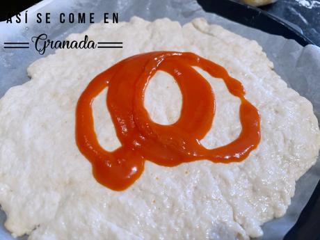 Pizza sin gluten de celebración Pizza sin gluten de celebración