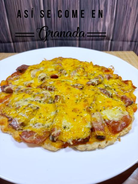 Pizza sin gluten de celebración Pizza sin gluten de celebración