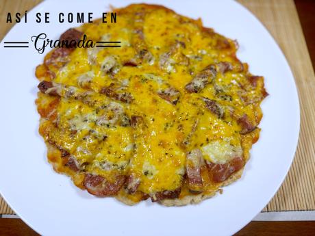 Pizza sin gluten de celebración Pizza sin gluten de celebración