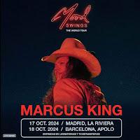 Conciertos de Marcus King en Barcelona y Madrid en octubre del 2024